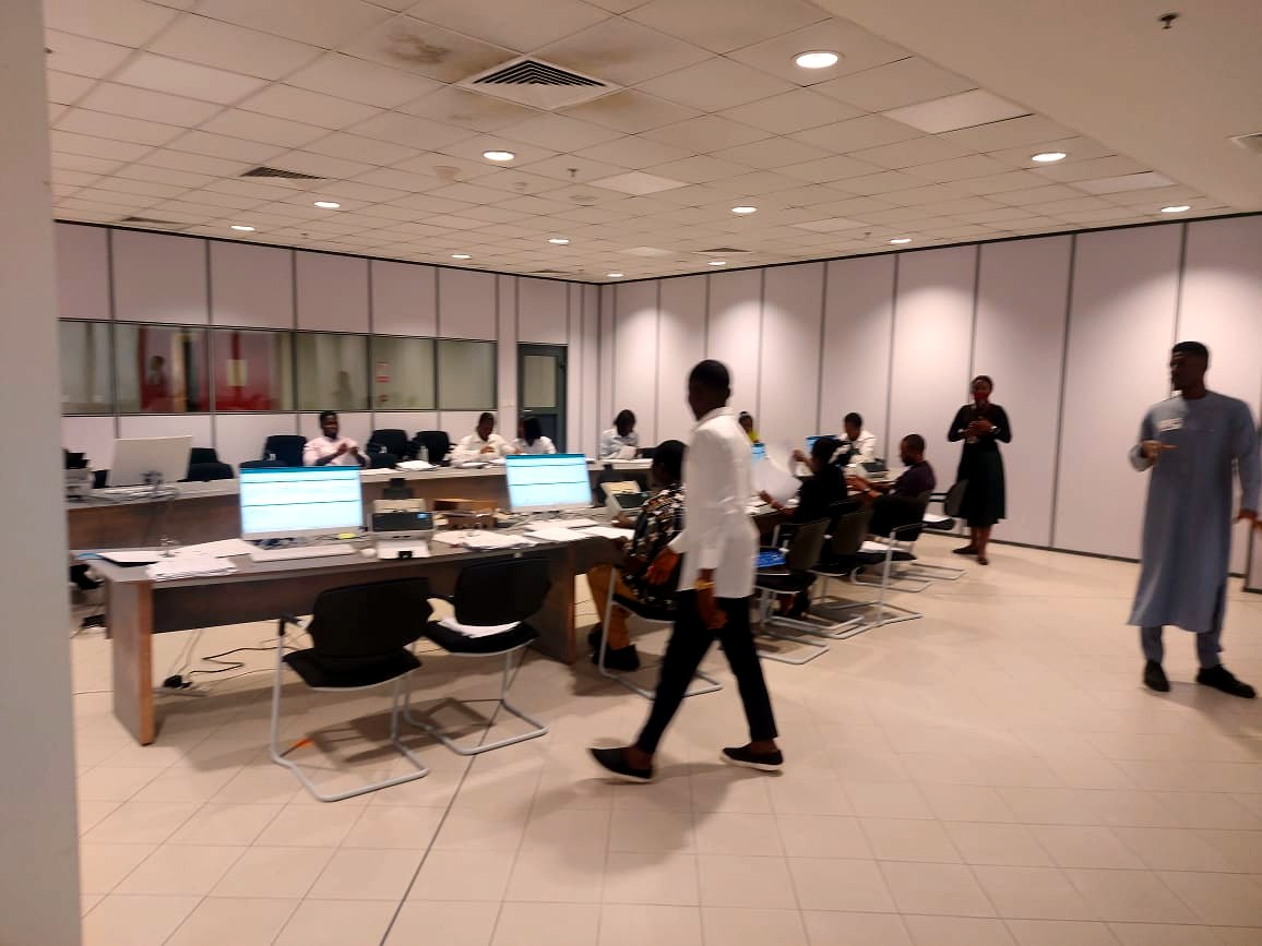 DocuSoft operators scanning client records at an on-site digitisation project